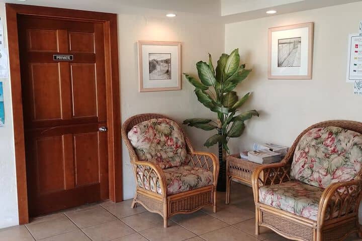 Lobby sitting area